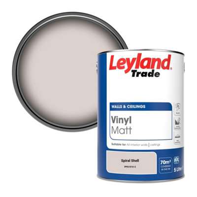 B&Q -  Vinyl Matt Walls & Ceilings Emulsion Paint Spiral Shell (Ppg1016-2) 5L
