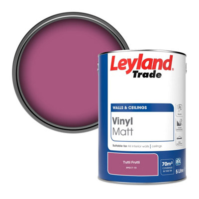 Leyland Trade Vinyl Matt Walls & Ceilings Emulsion Paint Tutti Frutti (Ppg17-10) 5L from B&Q