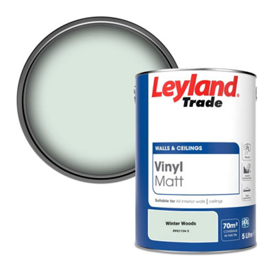 Leyland Trade Vinyl Matt Walls & Ceilings Emulsion Paint Winter Woods (Ppg1134-3) 5L from B&Q