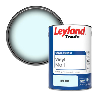 Leyland Trade Vinyl Matt Walls & Ceilings Emulsion Paint (0010-B10G) 5L from B&Q