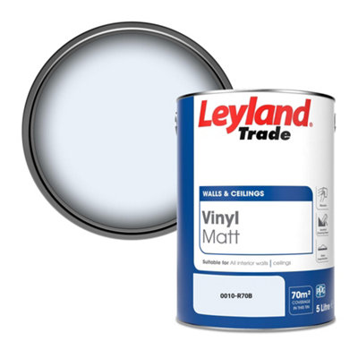 Leyland Trade Vinyl Matt Walls & Ceilings Emulsion Paint (0010-R70B) 5L from B&Q