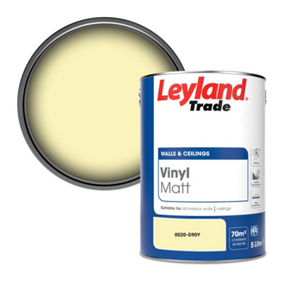 B&Q -  Vinyl Matt Walls & Ceilings Emulsion Paint (0020-G90Y) 5L