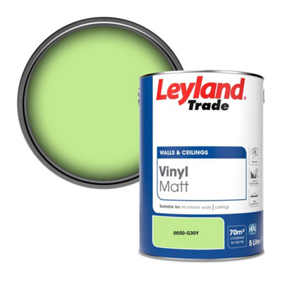 Leyland Trade Vinyl Matt Walls & Ceilings Emulsion Paint (0050-G30Y) 5L from B&Q