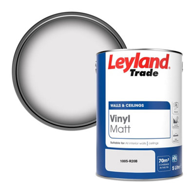 Leyland Trade Vinyl Matt Walls & Ceilings Emulsion Paint (1005-R20B) 5L from B&Q