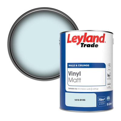 Leyland Trade Vinyl Matt Walls & Ceilings Emulsion Paint (1010-B10G) 5L from B&Q