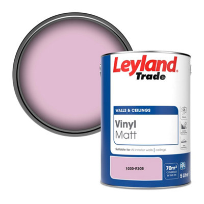 B&Q -  Vinyl Matt Walls & Ceilings Emulsion Paint (1030-R30B) 5L