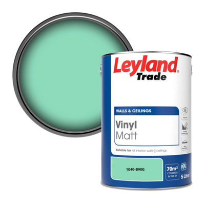 Leyland Trade Vinyl Matt Walls & Ceilings Emulsion Paint (1040-B90G) 5L from B&Q