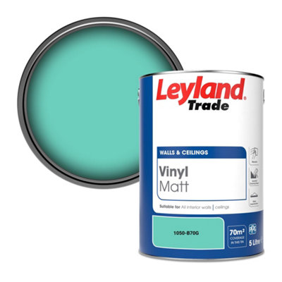 Leyland Trade Vinyl Matt Walls & Ceilings Emulsion Paint (1050-B70G) 5L from B&Q