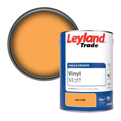 Leyland Trade Vinyl Matt Walls & Ceilings Emulsion Paint (1060-Y30R) 5L from B&Q