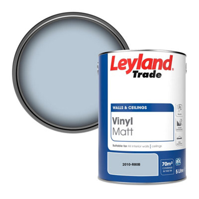 Leyland Trade Vinyl Matt Walls & Ceilings Emulsion Paint (2010-R80B) 5L from B&Q