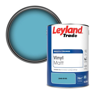 Leyland Trade Vinyl Matt Walls & Ceilings Emulsion Paint (2040-B10G) 5L from B&Q