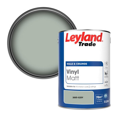 Leyland Trade Vinyl Matt Walls & Ceilings Emulsion Paint (3005-G20Y) 5L from B&Q