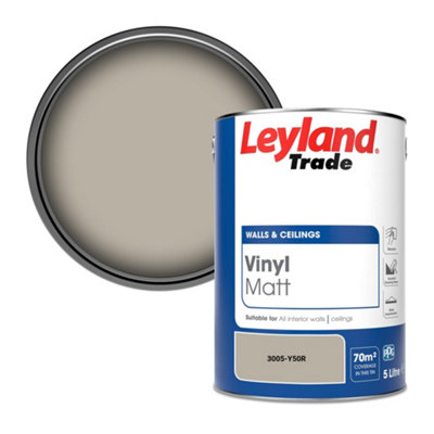Leyland Trade Vinyl Matt Walls & Ceilings Emulsion Paint (3005-Y50R) 5L from B&Q