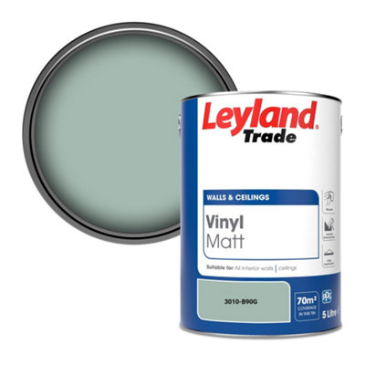 Leyland Trade Vinyl Matt Walls & Ceilings Emulsion Paint (3010-B90G) 5L from B&Q