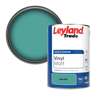 Leyland Trade Vinyl Matt Walls & Ceilings Emulsion Paint (3040-B60G) 5L from B&Q