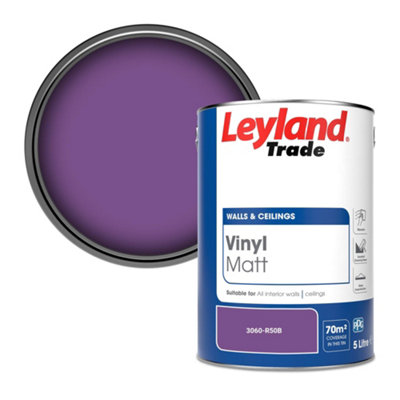 Leyland Trade Vinyl Matt Walls & Ceilings Emulsion Paint (3060-R50B) 5L from B&Q
