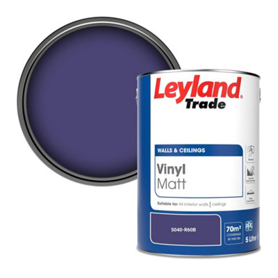 Leyland Trade Vinyl Matt Walls & Ceilings Emulsion Paint (5040-R60B) 5L from B&Q