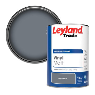 Leyland Trade Vinyl Matt Walls & Ceilings Emulsion Paint (6005-R80B) 5L from B&Q
