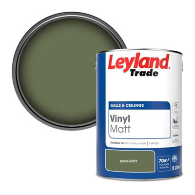 Leyland Trade Vinyl Matt Walls & Ceilings Emulsion Paint (6020-G50Y) 5L from B&Q