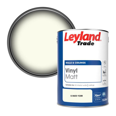 B&Q -  Vinyl Matt Walls & Ceilings Emulsion Paint (S 0603-Y20R) 5L