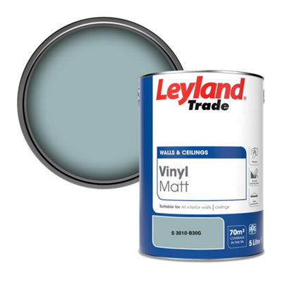Leyland Trade Vinyl Matt Walls & Ceilings Emulsion Paint (S 3010-B30G) 5L from B&Q