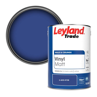 Leyland Trade Vinyl Matt Walls & Ceilings Emulsion Paint (S 4055-R70B) 5L from B&Q