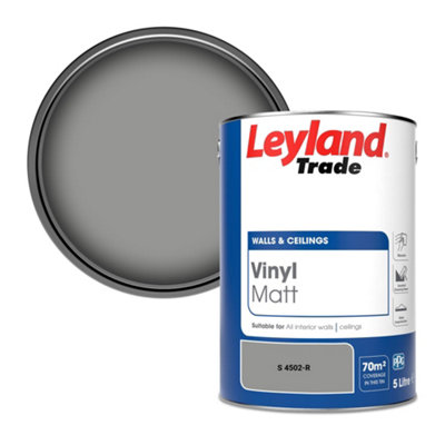 Leyland Trade Vinyl Matt Walls & Ceilings Emulsion Paint (S 4502-R) 5L from B&Q