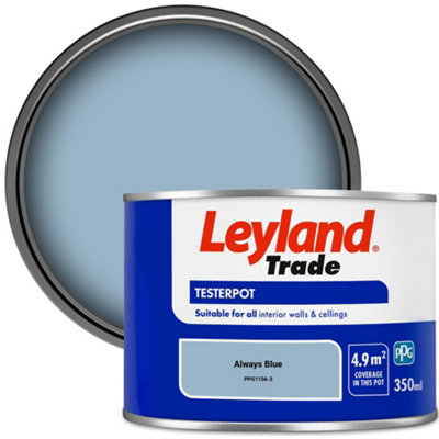 Leyland Trade Vinyl Matt Walls & Ceilings Emulsion Paint Always Blue (Ppg1156-3) 350Ml Tester from B&Q