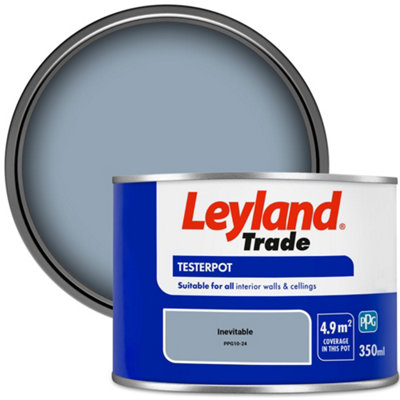 Leyland Trade Vinyl Matt Walls & Ceilings Emulsion Paint Inevitable (Ppg10-24) 350Ml Tester from B&Q