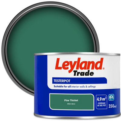 Leyland Trade Vinyl Matt Walls & Ceilings Emulsion Paint Pine Thicket (Ppg1140-6) 350Ml Tester from B&Q
