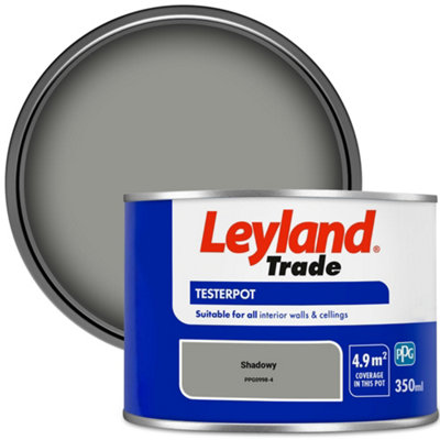 B&Q -  Vinyl Matt Walls & Ceilings Emulsion Paint Shadowy (Ppg0998-4) 350Ml Tester