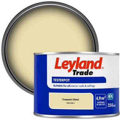 B&Q -  Vinyl Matt Walls & Ceilings Emulsion Paint Treasure Chest (Ppg1108-3) 350Ml Tester