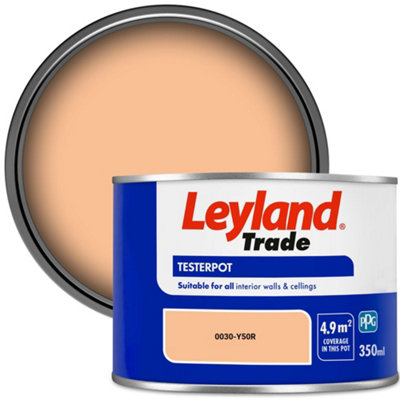 Leyland Trade Vinyl Matt Walls & Ceilings Emulsion Paint (0030-Y50R) 350Ml Tester from B&Q