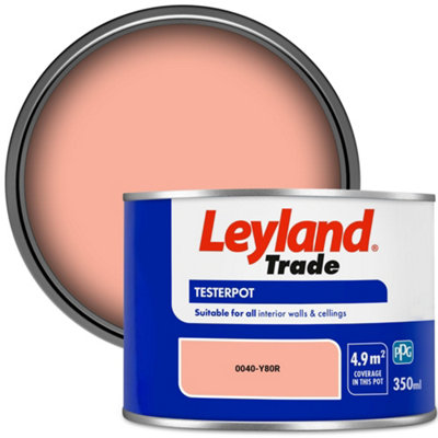 Leyland Trade Vinyl Matt Walls & Ceilings Emulsion Paint (0040-Y80R) 350Ml Tester from B&Q