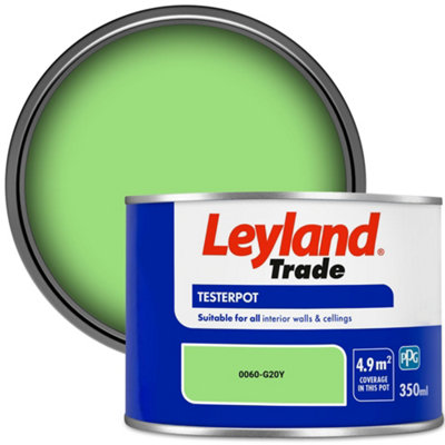 Leyland Trade Vinyl Matt Walls & Ceilings Emulsion Paint (0060-G20Y) 350Ml Tester from B&Q