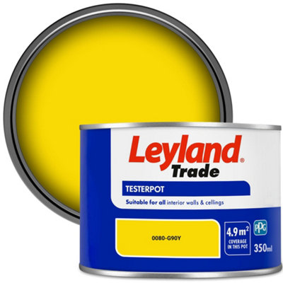 Leyland Trade Vinyl Matt Walls & Ceilings Emulsion Paint (0080-G90Y) 350Ml Tester from B&Q