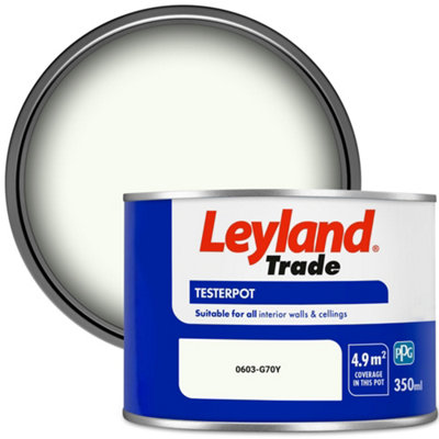 Leyland Trade Vinyl Matt Walls & Ceilings Emulsion Paint (0603-G70Y) 350Ml Tester from B&Q