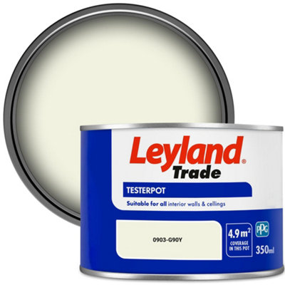 Leyland Trade Vinyl Matt Walls & Ceilings Emulsion Paint (0903-G90Y) 350Ml Tester from B&Q