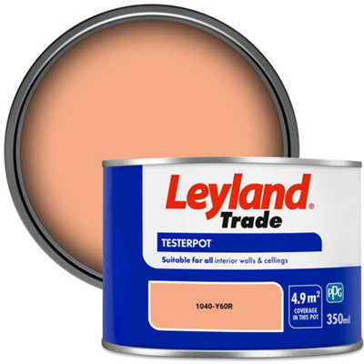 Leyland Trade Vinyl Matt Walls & Ceilings Emulsion Paint (1040-Y60R) 350Ml Tester from B&Q
