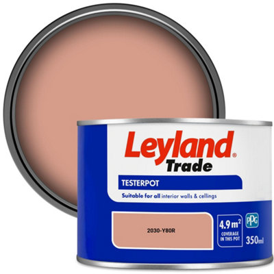 Leyland Trade Vinyl Matt Walls & Ceilings Emulsion Paint (2030-Y80R) 350Ml Tester from B&Q