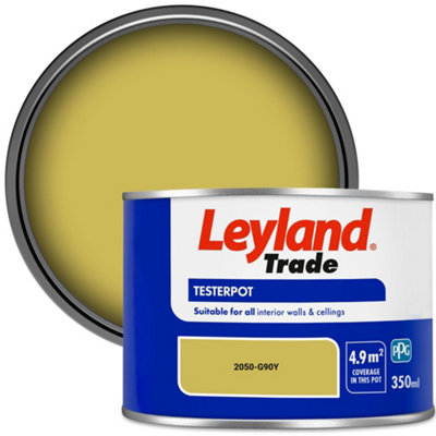 Leyland Trade Vinyl Matt Walls & Ceilings Emulsion Paint (2050-G90Y) 350Ml Tester from B&Q