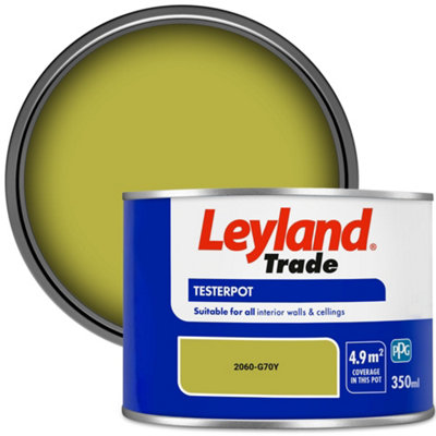 Leyland Trade Vinyl Matt Walls & Ceilings Emulsion Paint (2060-G70Y) 350Ml Tester from B&Q