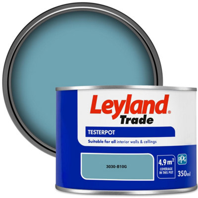 Leyland Trade Vinyl Matt Walls & Ceilings Emulsion Paint (3030-B10G) 350Ml Tester from B&Q