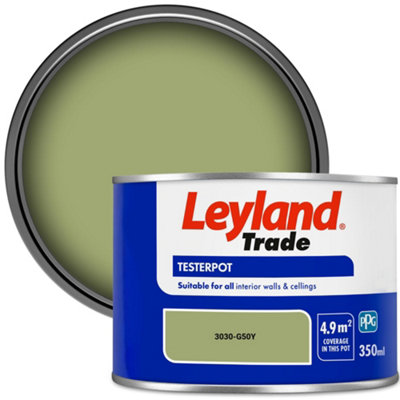 Leyland Trade Vinyl Matt Walls & Ceilings Emulsion Paint (3030-G50Y) 350Ml Tester from B&Q
