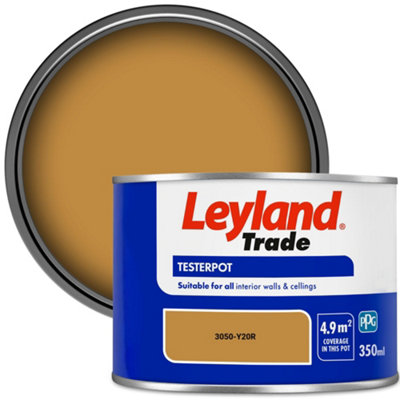 Leyland Trade Vinyl Matt Walls & Ceilings Emulsion Paint (3050-Y20R) 350Ml Tester from B&Q