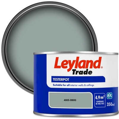 Leyland Trade Vinyl Matt Walls & Ceilings Emulsion Paint (4005-B80G) 350Ml Tester from B&Q