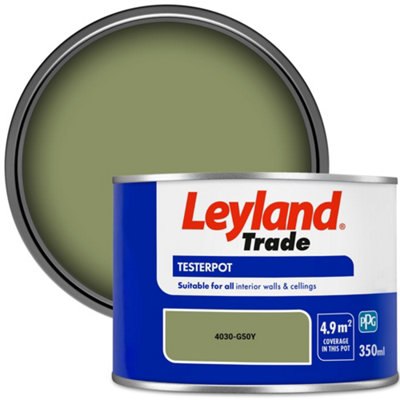 Leyland Trade Vinyl Matt Walls & Ceilings Emulsion Paint (4030-G50Y) 350Ml Tester from B&Q