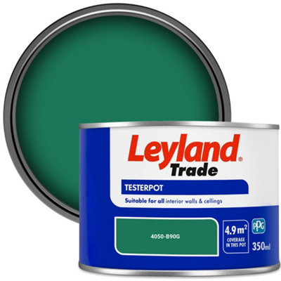 Leyland Trade Vinyl Matt Walls & Ceilings Emulsion Paint (4050-B90G) 350Ml Tester from B&Q