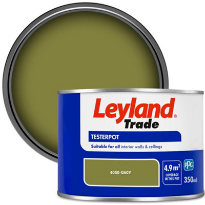 Leyland Trade Vinyl Matt Walls & Ceilings Emulsion Paint (4050-G60Y) 350Ml Tester from B&Q