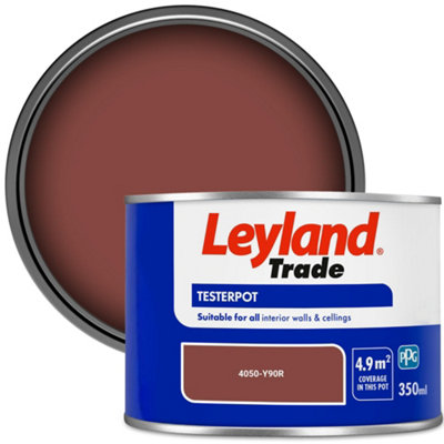 Leyland Trade Vinyl Matt Walls & Ceilings Emulsion Paint (4050-Y90R) 350Ml Tester from B&Q